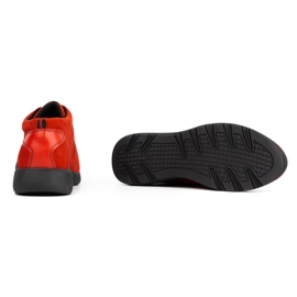 ButBal Zapatillas de trekking mujer 674BB rojo 7