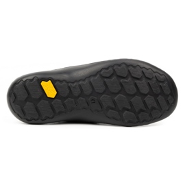 Kampol Chanclas de piel para hombre 224KAM, azul marino 4