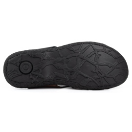 Kampol Babuchas hombre piel 201/55 cara marron marrón 6
