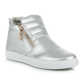 Zapatillas de mujer gris 2