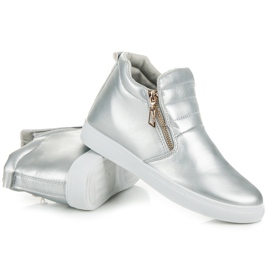 Zapatillas de mujer gris 4