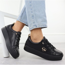 Zapatos en la plataforma negra Filippo Paw586b negro 4