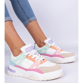 Zapatillas multicolores con plataforma Nivi. 6
