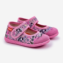 Zapatillas para niños en pandas rosadas 1