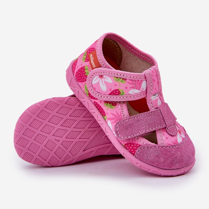 Zapatillas para niños para fresas rosadas 2