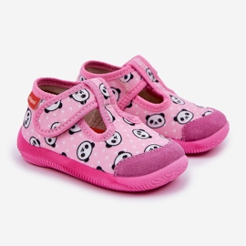 Zapatillas Milami Flexible Rosa Panda Ambeta Velcro rosado 1