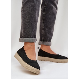 Zapatillas de deporte femeninas en la plataforma negra negro 2
