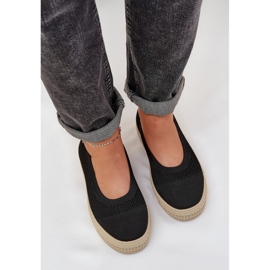 Zapatillas de deporte femeninas en la plataforma negra negro 5