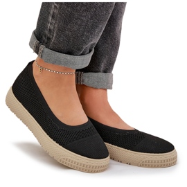 Zapatillas de deporte femeninas en la plataforma negra negro 6