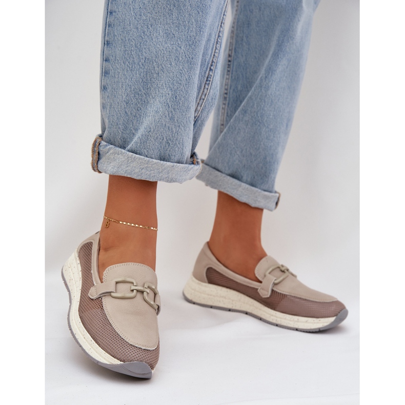 S.Barski Mujer D&A TW210 de cuero Gray Gray gris 2 S.Barski Mujer D&A TW210 de cuero Gray Gray gris 2