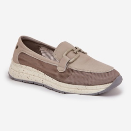 S.Barski Mujer D&amp;A TW210 de cuero Gray Gray gris 4