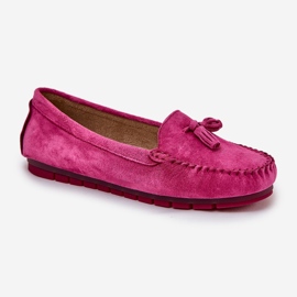 S.Barski FURANS FLAT CLASICA MOCASINS S. BARSKI LR51-548 FUKSJA rosado 4
