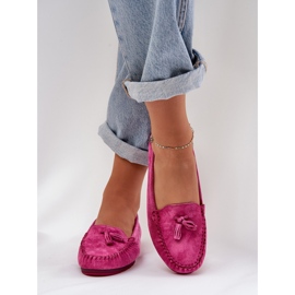 S.Barski FURANS FLAT CLASICA MOCASINS S. BARSKI LR51-548 FUKSJA rosado 3