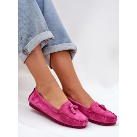 S.Barski FURANS FLAT CLASICA MOCASINS S. BARSKI LR51-548 FUKSJA rosado 7