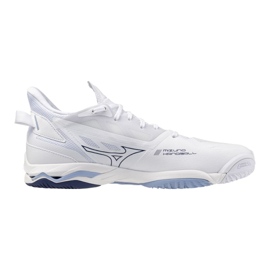 Mizuno Wave Mirage 5 X1GA235097 Zapatos de voleibol blanco 3
