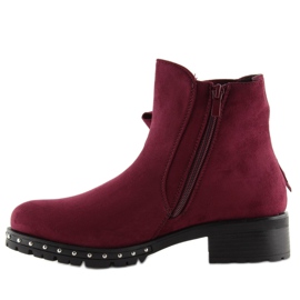 Botas botas Jodhpur burdeos DR11798-64 vino rojo 2