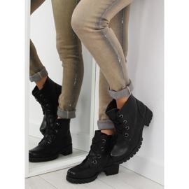 Botas negras con cordones HQ891 negro 4