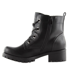 Botas negras con cordones HQ891 negro 1 Botas negras con cordones HQ891 negro 1