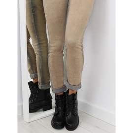 Botas negras con cordones HQ891 negro 7