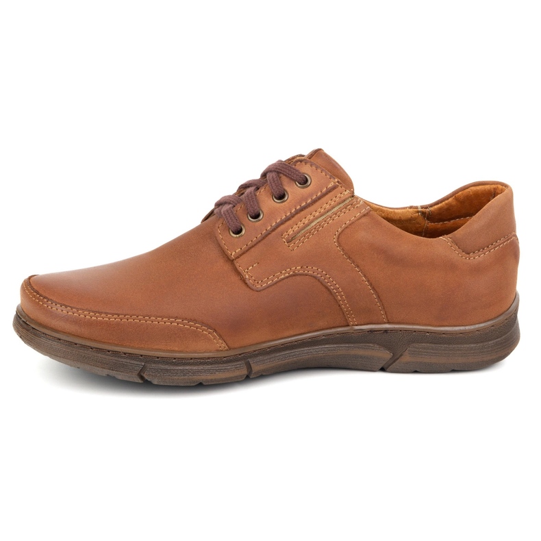Polbut Zapatos para hombres casuales j55 camello marrón 1