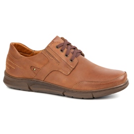 Polbut Zapatos para hombres casuales j55 camello marrón 2