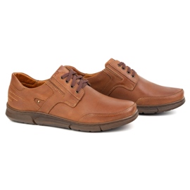 Polbut Zapatos para hombres casuales j55 camello marrón 3