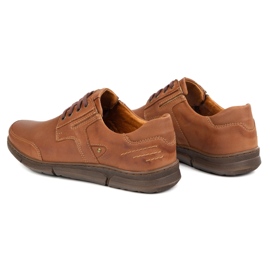 Polbut Zapatos para hombres casuales j55 camello marrón 5