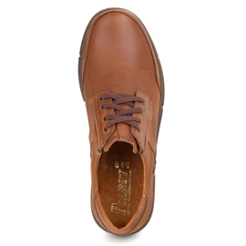 Polbut Zapatos para hombres casuales j55 camello marrón 7