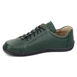 Olivier Zapatos minimalistas descalzos de cuero 1242 verde 1