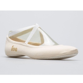 Zapatillas de ballet de gimnasia Iwa 302 crema blanco 6