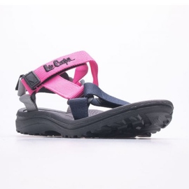 Sandalias Lee Cooper Jr. LCW-22-34-0951K negro rosado 11
