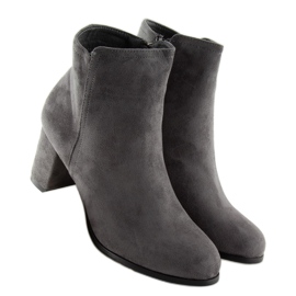 Tacones grises grises clásicos 6