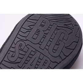 Big Star Pantuflas Estrella Grande KK174365 negro 13