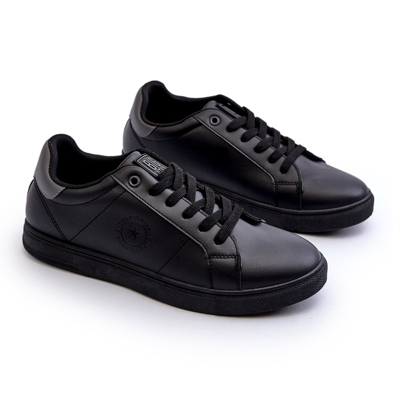 Zapatillas Bajas para Hombre Piel Ecológica Big Star NN174284 Negro 2