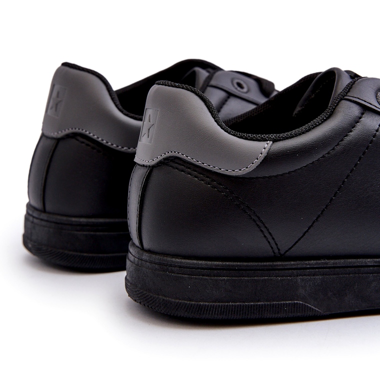 Zapatillas Bajas para Hombre Piel Ecológica Big Star NN174284 Negro 3