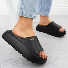 Sports Sports fallas en una suela gruesa Black Big Star RR274A567 negro 5