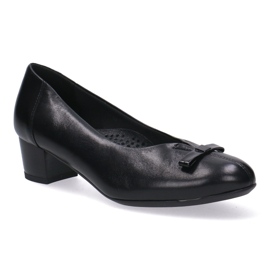 Pombas clásicas de cuero Femenina Negra Kostex 2134-K 10 negro 1