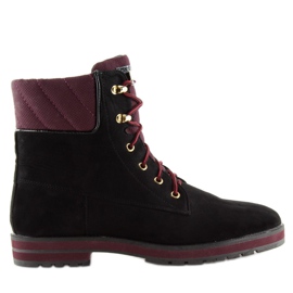 Botines negros con cordones 1539 Black 3