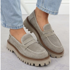 Mocasines de mujer Filippo Paw591 beige 6