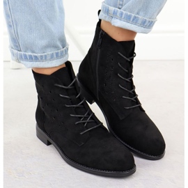 BOTS S.BARSKI HY51-136 botas negras negro 7