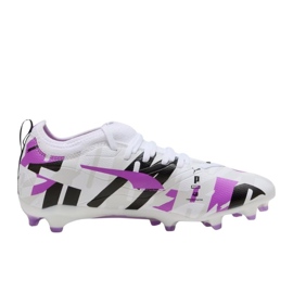 Puma Ultra 5 Match Forever FG/AG 108413 01 Zapatos de fútbol blanco 1