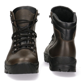 Botas de trekking de cuero táctico-Myśliwskie Knieja Pollonus Brown 6-0127-002 marrón marrón 3