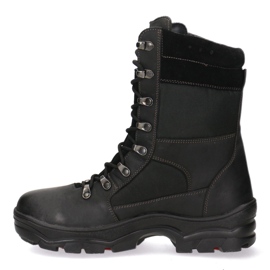 Pollonus Trekking táctico de cuero myśliwskie pollono negro 6-0128-001 muflon 11