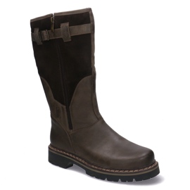 Pollonus Botas tácticas duraderas-myśliwskie cuero baribal pollono marrón 6-0104-002 cara 5