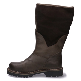Pollonus Botas tácticas duraderas-myśliwskie cuero baribal pollono marrón 6-0104-002 cara 6