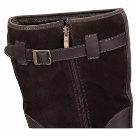 Pollonus Botas tácticas duraderas-myśliwskie cuero baribal pollono marrón 6-0104-001 3