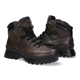 Pollonus Zapatos de trekking, cuero táctico polonus 6-0126-002 bisonte marrón 5