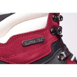 Botas Bergson Para Caminar En Tubkal Mid Burgundy rojo 16
