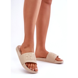 Chanclas de espuma para mujer Big Star OO274043 Beige 2