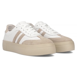 Filippo DP6841/24 zapatillas de cuero blanco 7